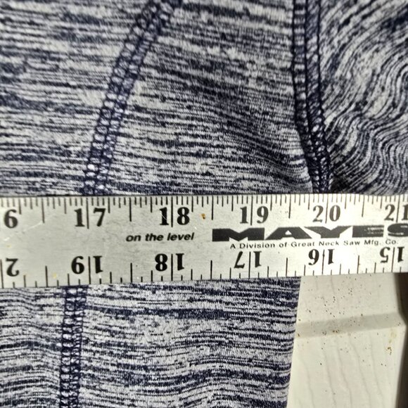 Michigan Wolverines Pullover 1/4 Zip Jacket Medium Blue Heathered‎ Logo - Picture 8 of 10